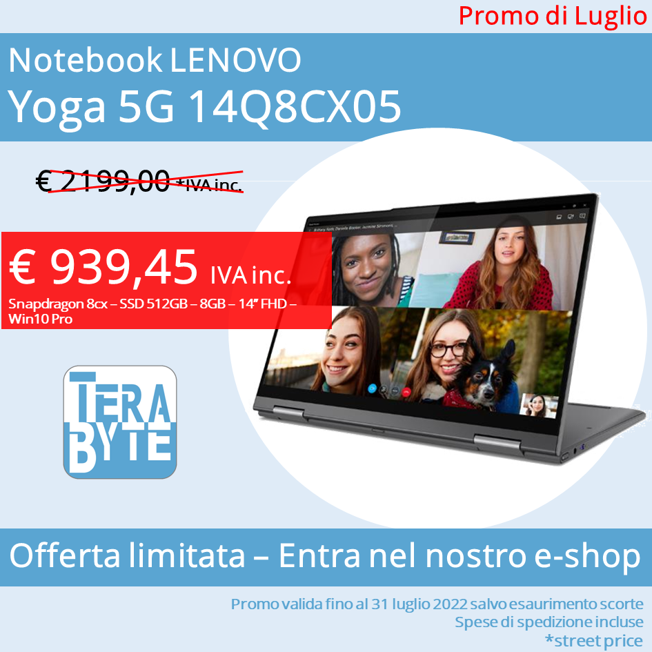 Notebook Lenovo - YOGA 5G 14Q8CX05