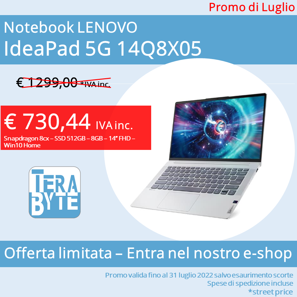 Notebook LENOVO - IdeaPad 5G 14Q8X05