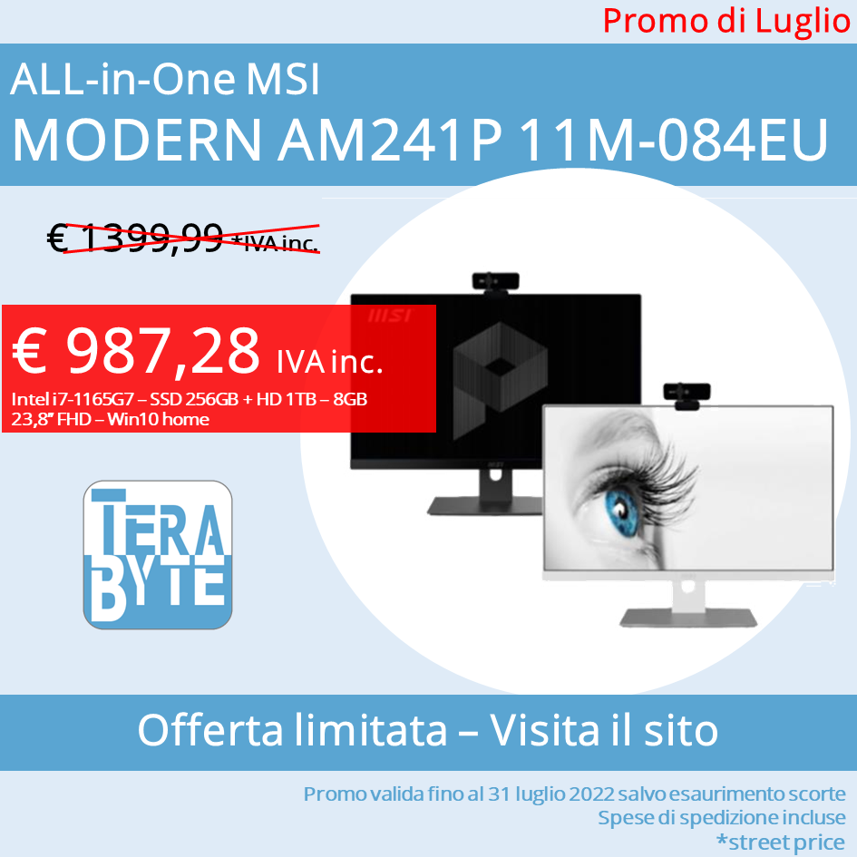 ALL-in-One MSI MODERN AM241P 11M-084EU