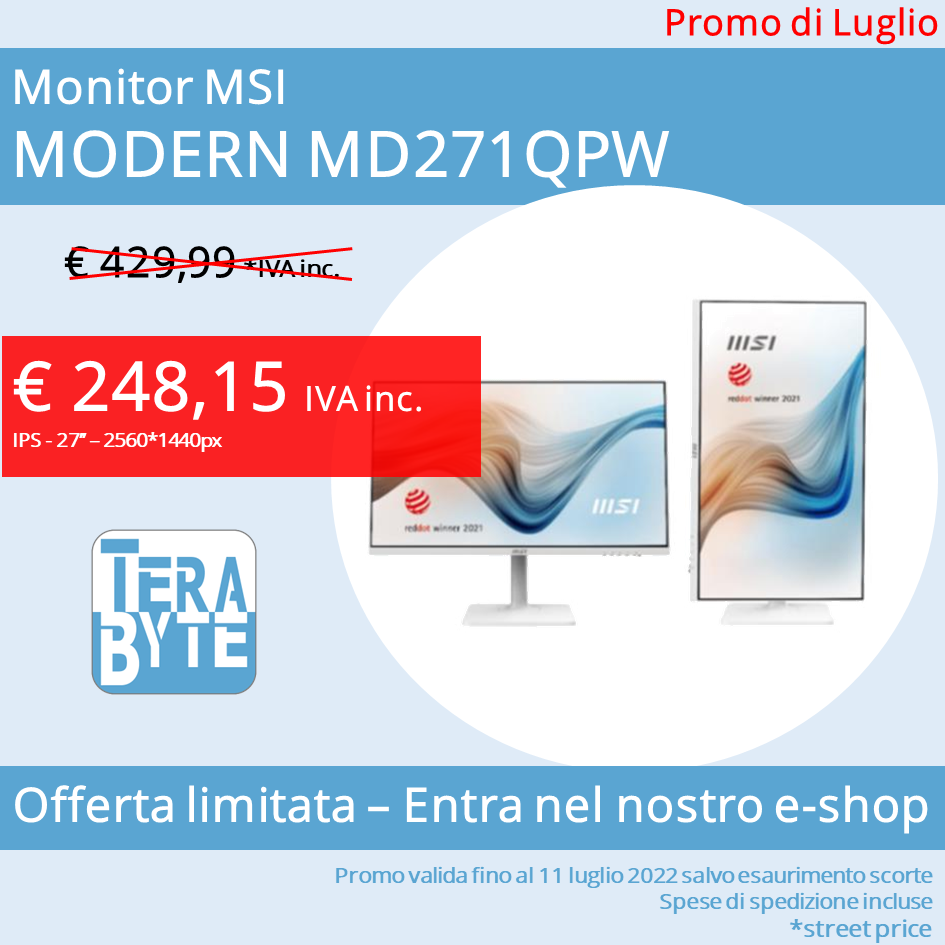 Monitor MSI - MODERN MD271QPW
