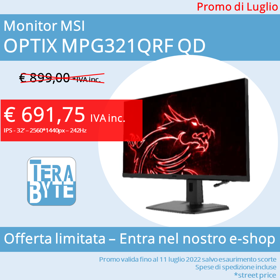 Monitor MSI - OPTIX MPG321QRF QD
