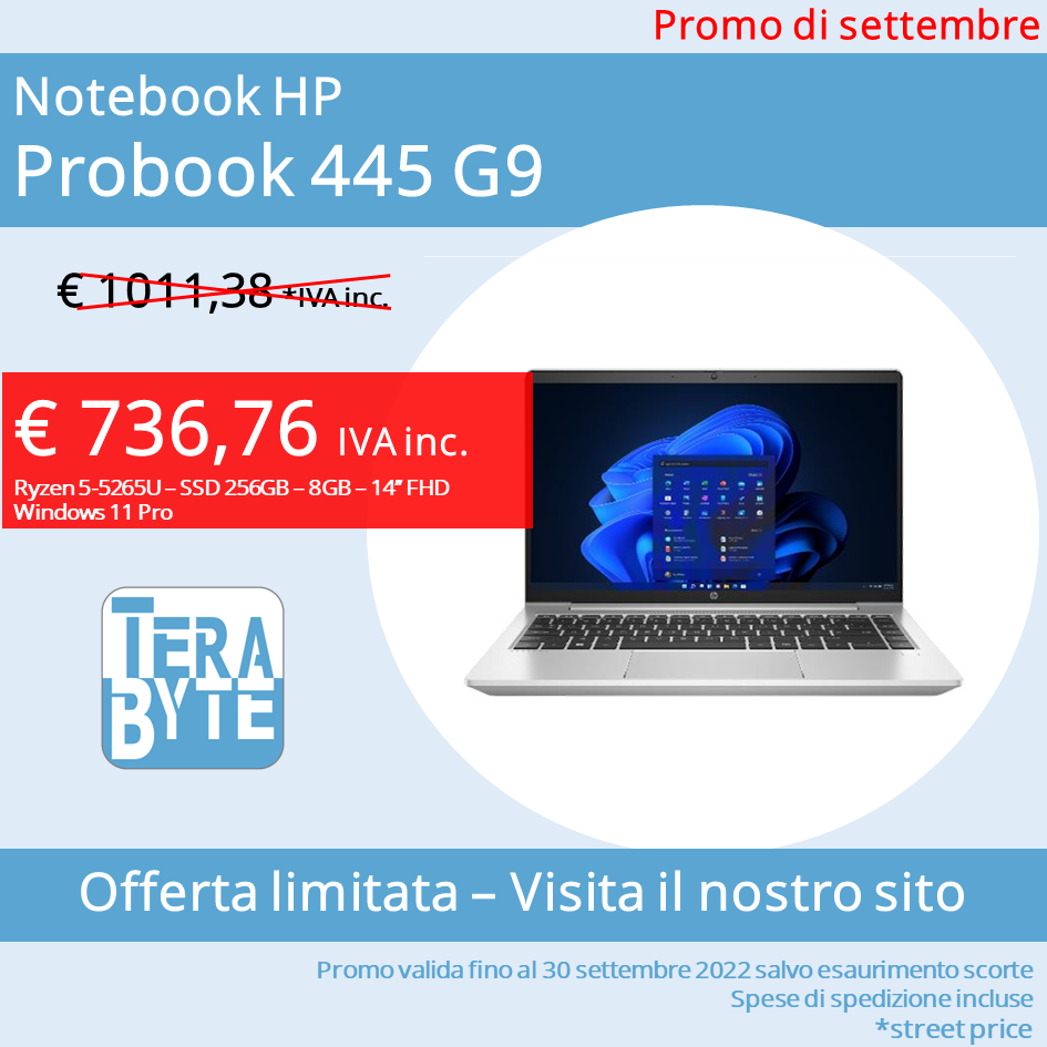 Notebook HP Probook 445 G9 5N4M9EA
