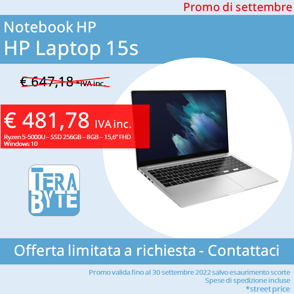 Notebook HP Laptop 15s

